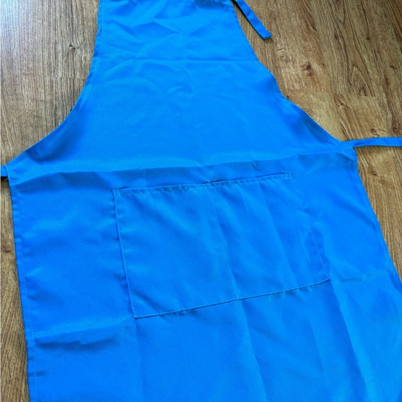 Blue apron with pockets - Picture 2 of 4